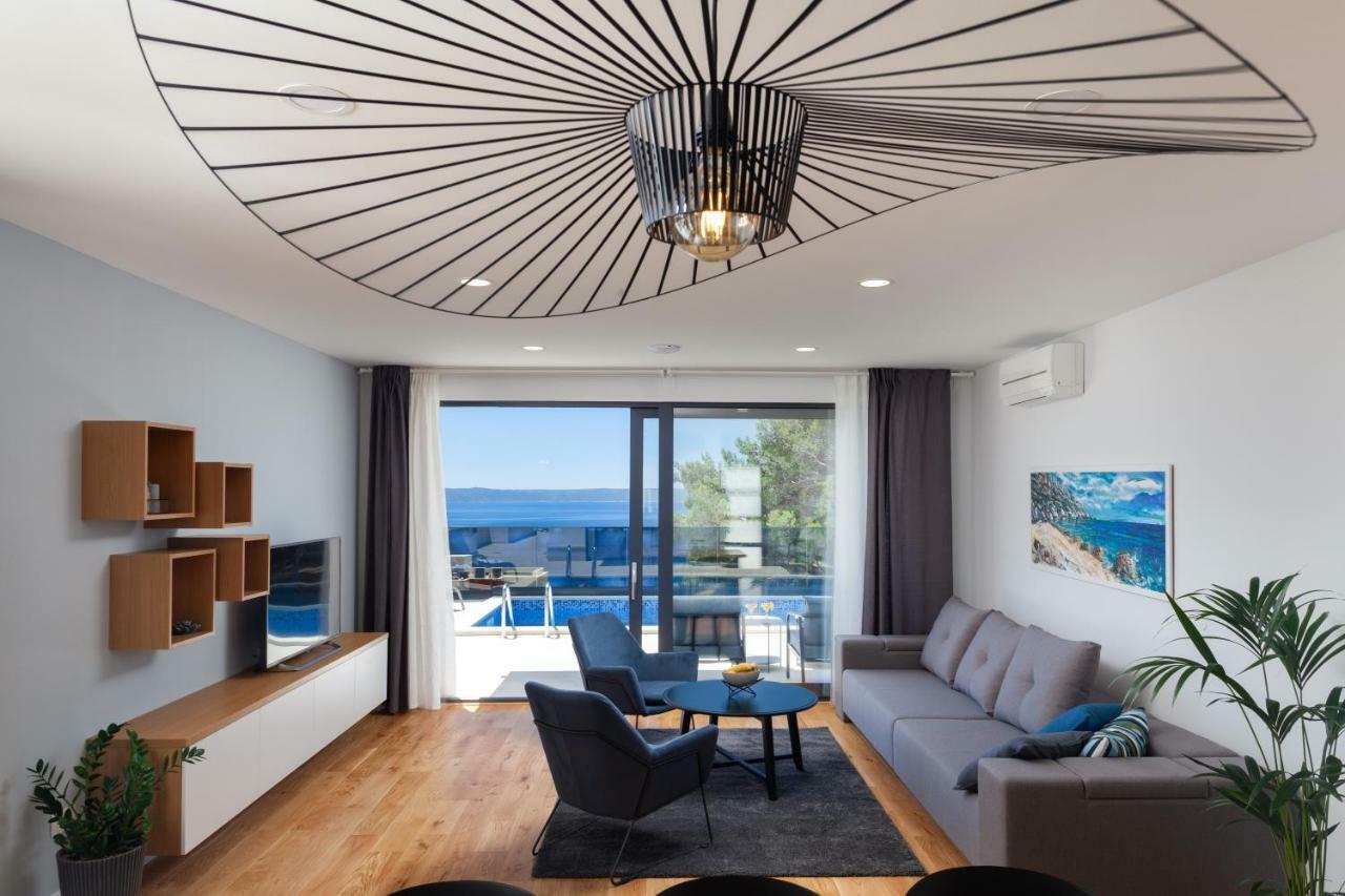 Villa Mira With Fantastic Sea View Makarska Bagian luar foto