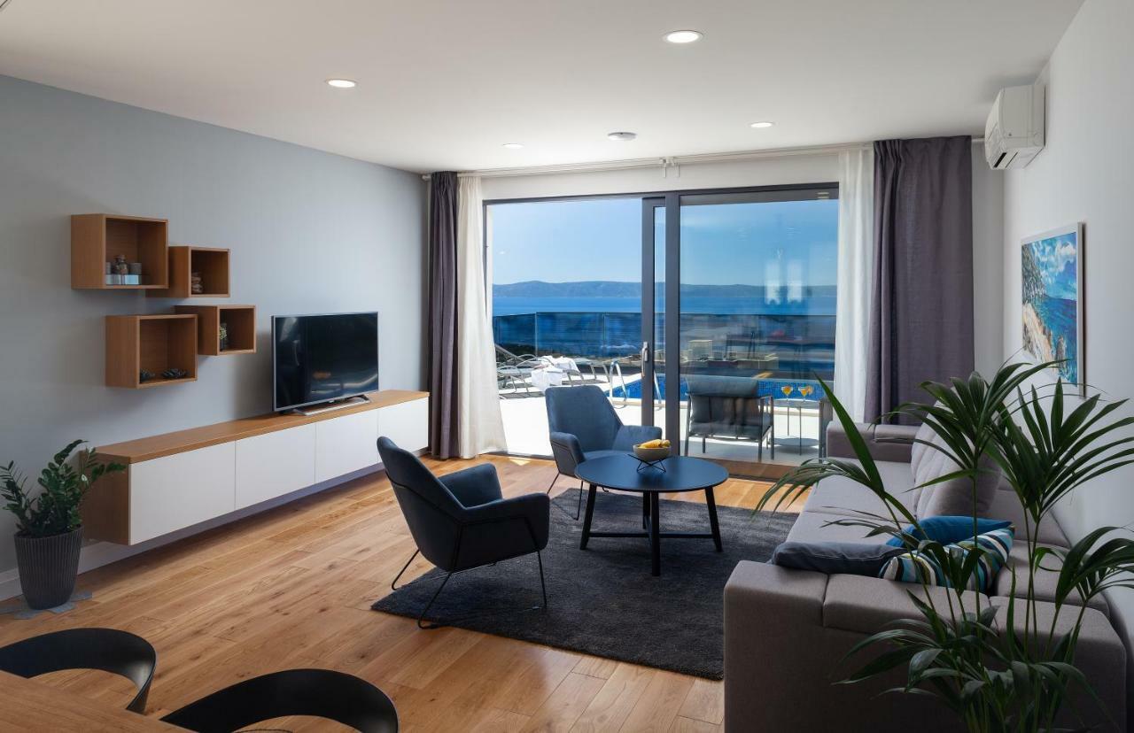 Villa Mira With Fantastic Sea View Makarska Bagian luar foto