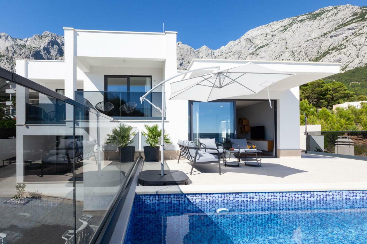 Villa Mira With Fantastic Sea View Makarska Bagian luar foto