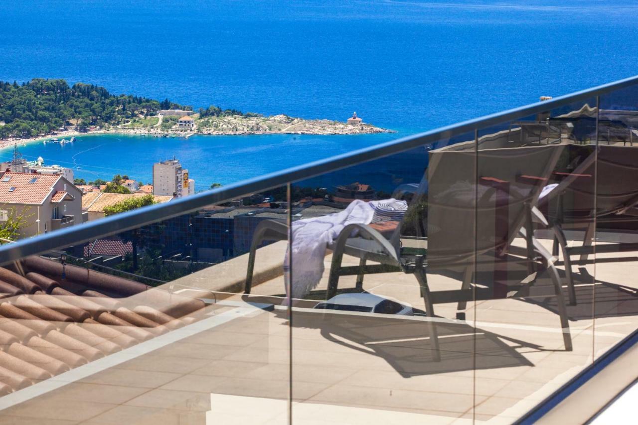 Villa Mira With Fantastic Sea View Makarska Bagian luar foto